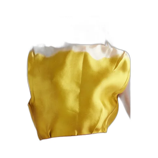 Round-Neck Satin Sleeveless Blouse