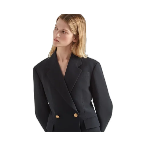 Double Breasted Long Sleeved Blazer