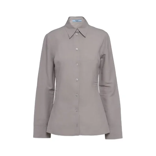Long-Sleeved Button-Up Shirt