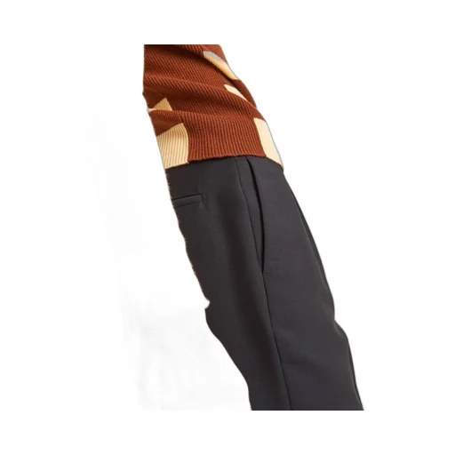 Mid-Rise Tailored Cropped Trousers