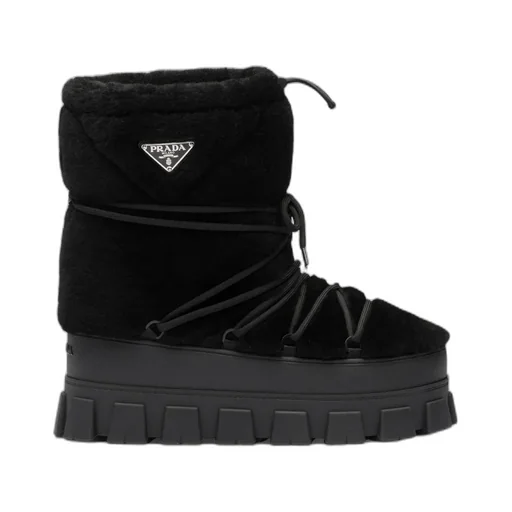 Logo Plaque Ankle Boots