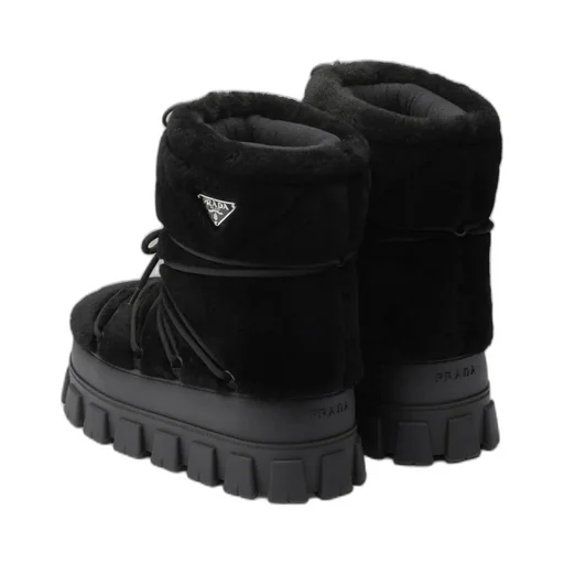 Logo Plaque Ankle Boots