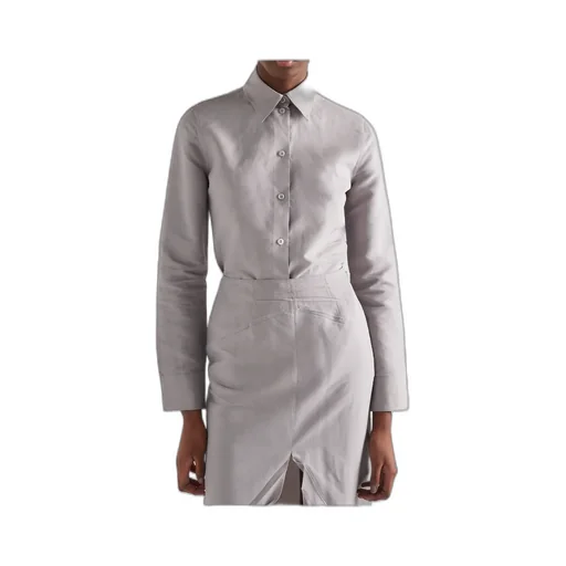 Long-Sleeved Button-Up Shirt