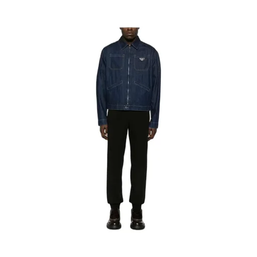 Triangle-Logo Zipped Jacket
