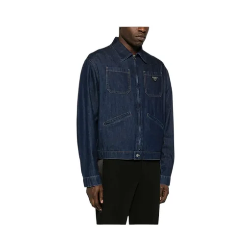 Triangle-Logo Zipped Jacket