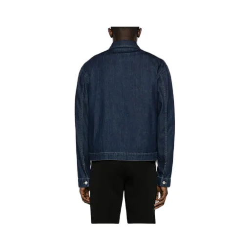 Triangle-Logo Zipped Jacket
