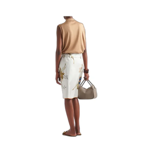 Sleeveless Knitted Polo Shirt