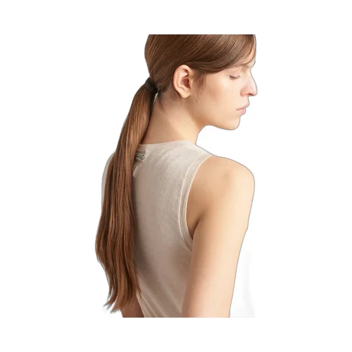 V-Neck Buttoned Tank Top