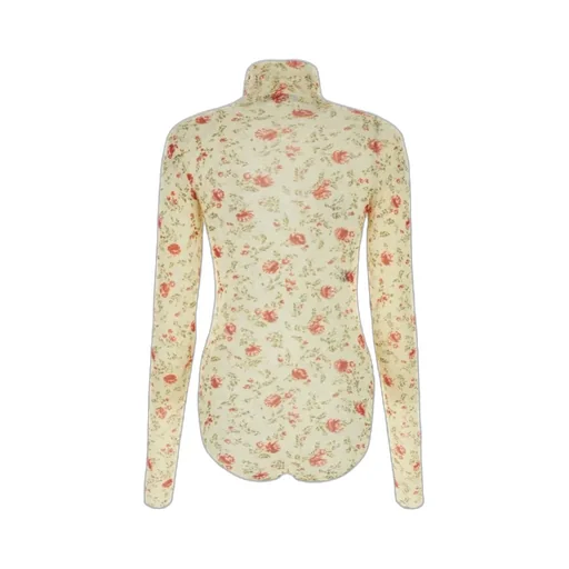 Allover Printed Jersey Bodysuit