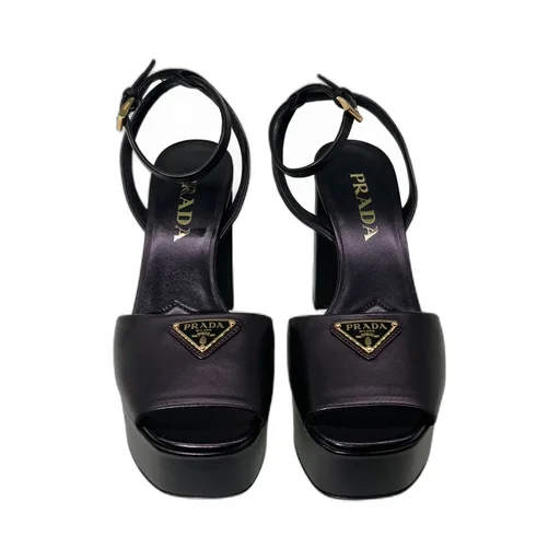 Nappa Leather Platform Sandals