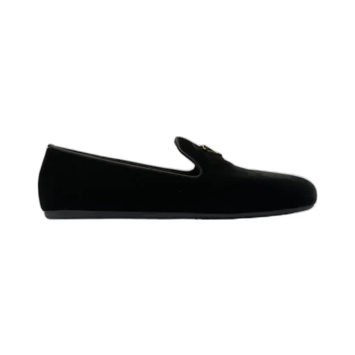 Triangle Logo Slip-On Loafers