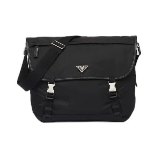 Re-Nylon And Saffiano Leather Shoulder Bag