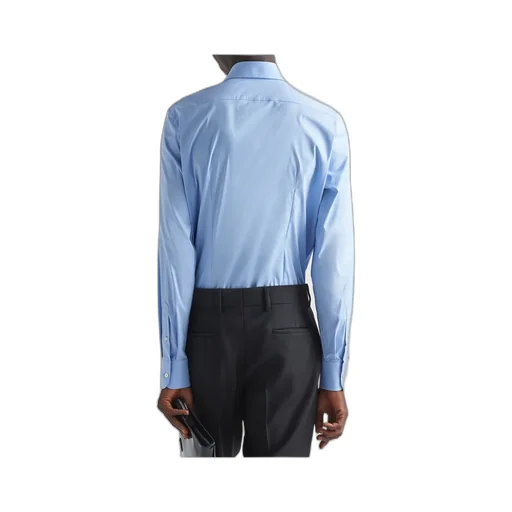 Long Sleeved Curved Hem Shirt