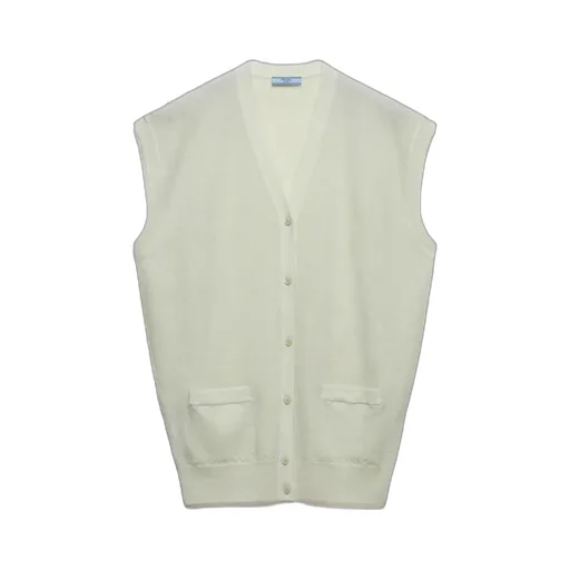 V-Neck Button-Up Vest