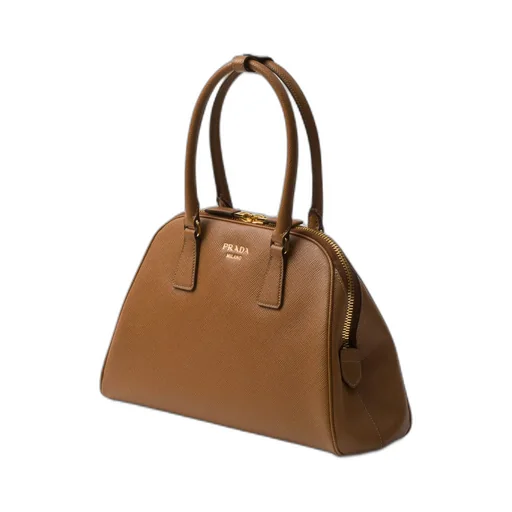 Saffiano Zipped Medium Tote Bag