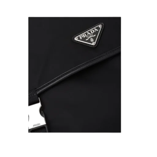 Re-Nylon And Saffiano Leather Shoulder Bag