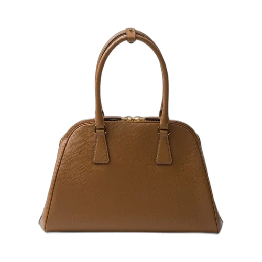 Saffiano Zipped Medium Tote Bag