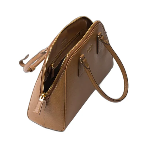 Saffiano Zipped Medium Tote Bag