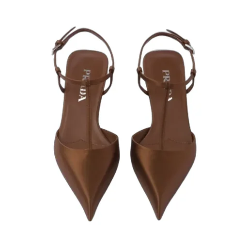 Pointed-Toe Slingback Pumps
