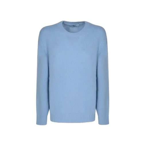 Long-Sleeved Crewneck Knitted Jumper