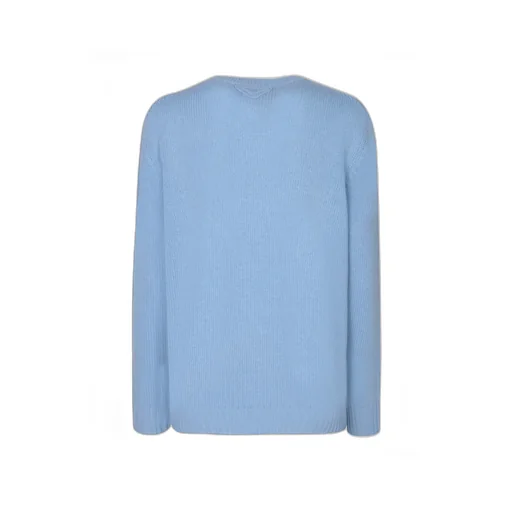 Long-Sleeved Crewneck Knitted Jumper