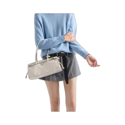 Long-Sleeved Crewneck Knitted Jumper