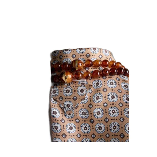 Printed Twill Silk Shirt