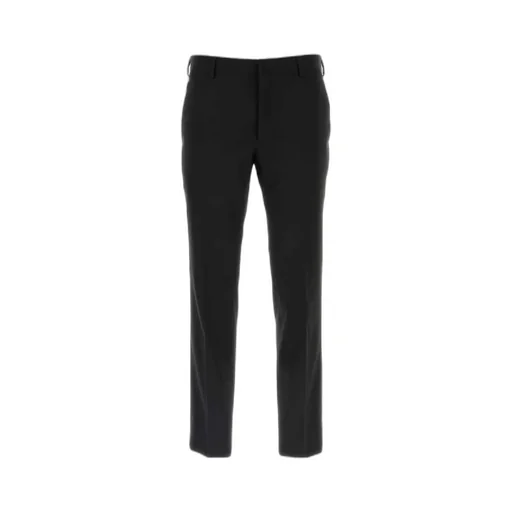 Mid-Rise Cropped-Leg Trousers