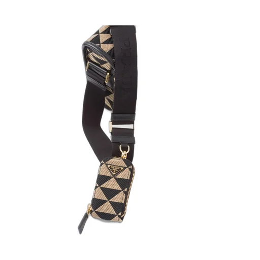 Symbole Embroidered Foldover Top Messenger Bag