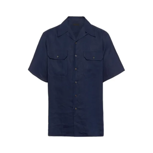 Short-Sleeved Button-Up Shirt