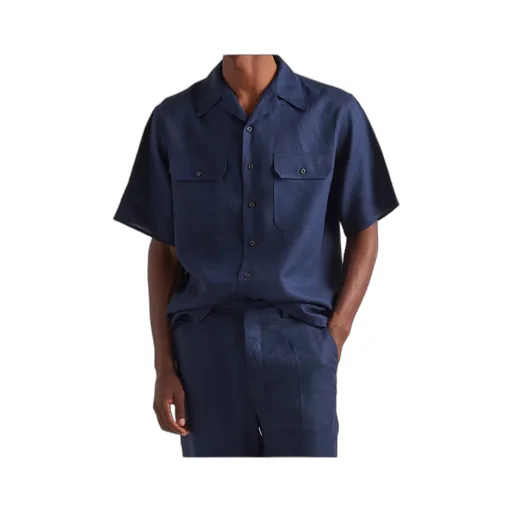 Short-Sleeved Button-Up Shirt
