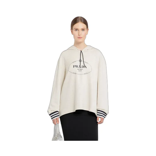 Oversized Cotton Fleece Hoodie
