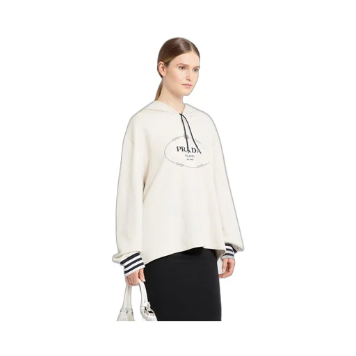 Oversized Cotton Fleece Hoodie