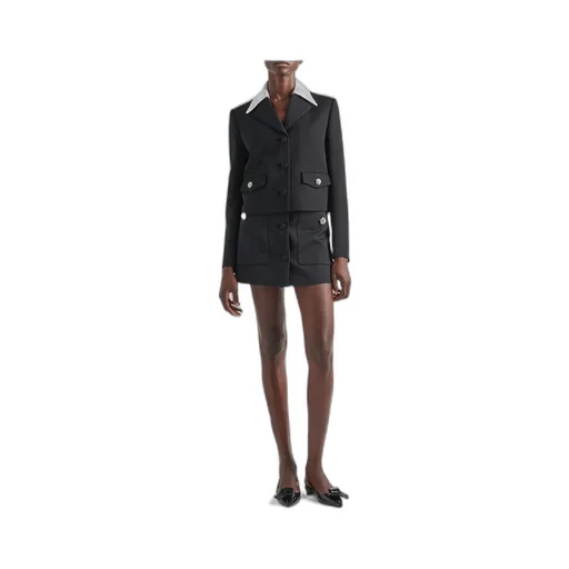 Embellished Straight Hem Mini Skirt