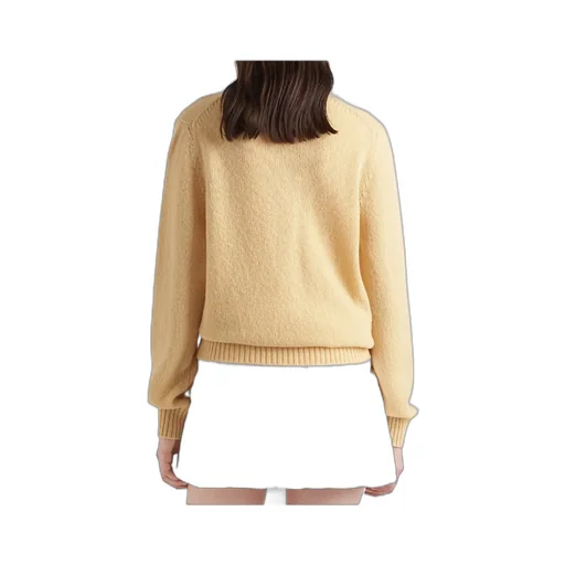 Long-Sleeved Crewneck Knitted Jumper