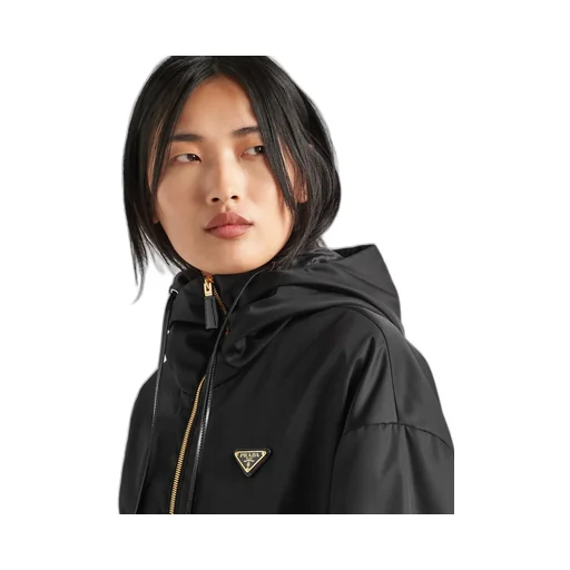 Re-Nylon Belted Hooded Jacket