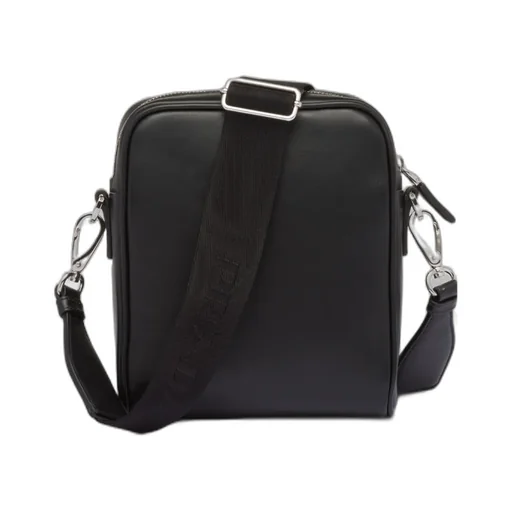 Leather Shoulder Bag With Pouch