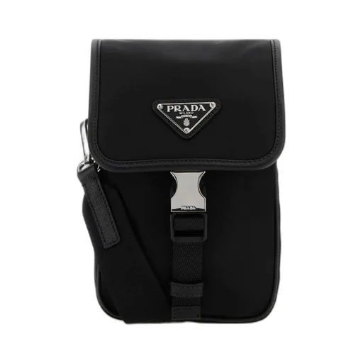 Logo-Plaque Buckle Fastened Crossbody Bag