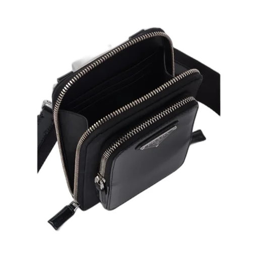 Re-Nylon And Brushed Leather Smartphone Case