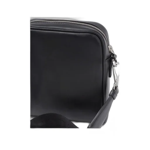 Leather Shoulder Bag With Pouch