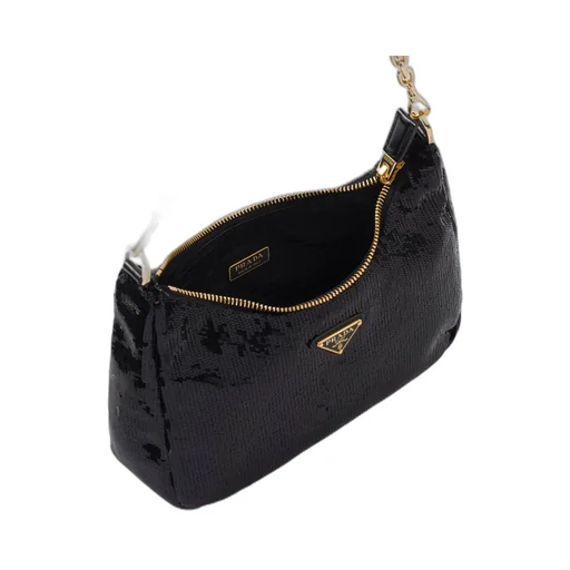 Re-Edition Zipped Chain-Linked Shoulder Bag