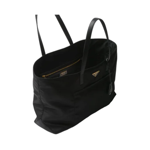 Re-Edition 1978 Large Re-Nylon And Saffiano Leather Tote Bag
