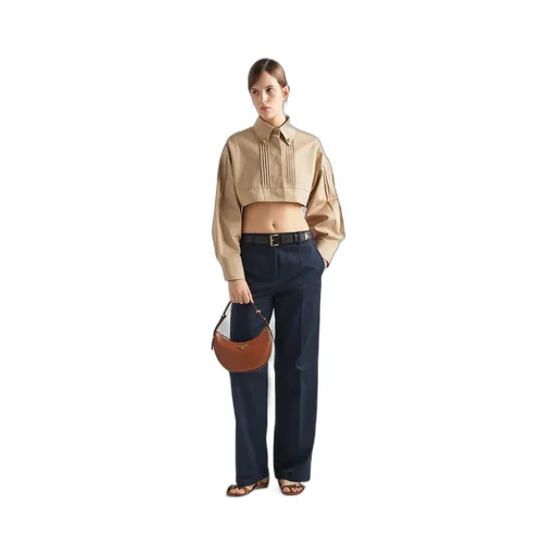 Pleated Cropped Jacket