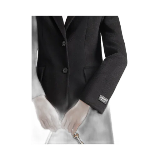 Single-Breasted Long Coat