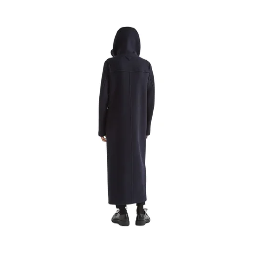 Double-Breasted Hooded Duffle Coat