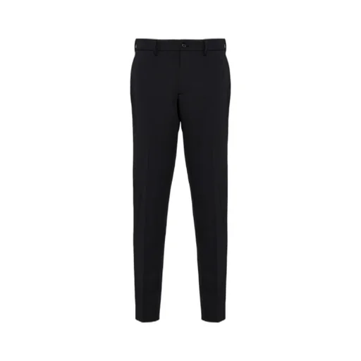 Mid-Rise Cropped Tailored Trousers