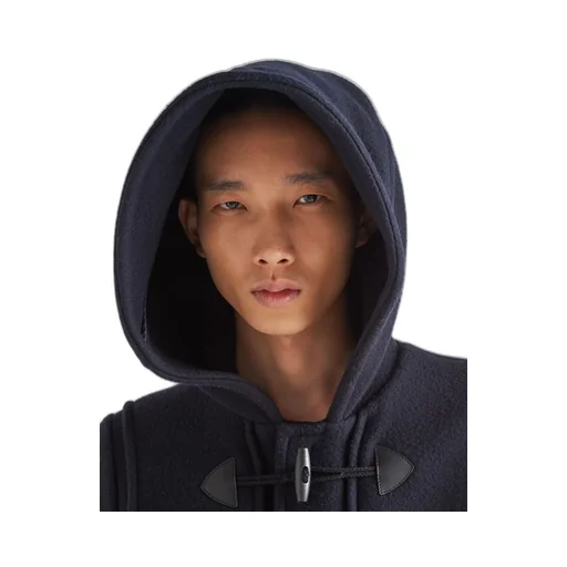 Double-Breasted Hooded Duffle Coat