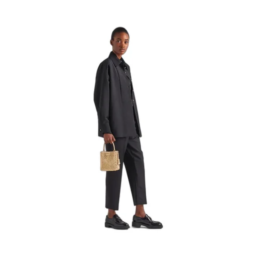 High Waist Tailored Trousers