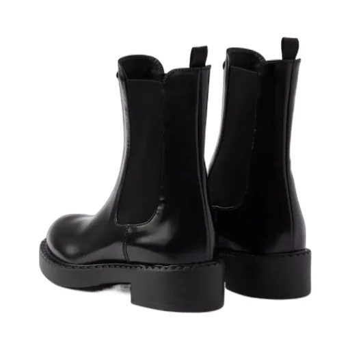 Round-Toe Ankle Boots