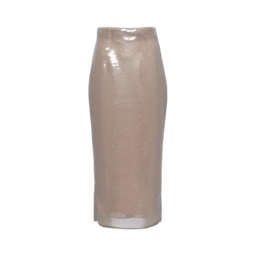 Logo-Plaque High-Waist Skirt